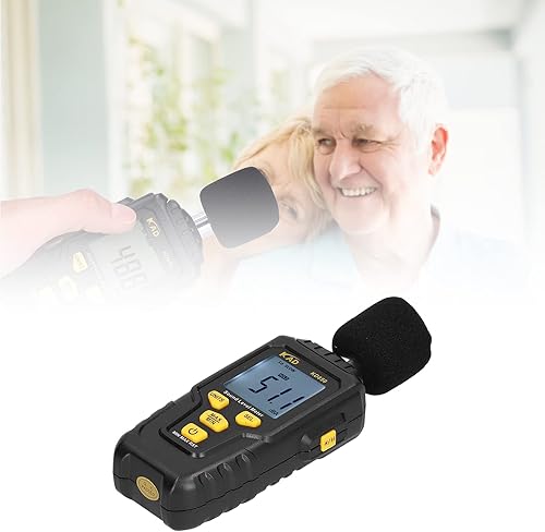 Miniatura 5 de Fydun Multifunctional Sound Meter Decibel Monitoring Temperature Tester Instrument Kd850 Wide Range of Uses (KD850)