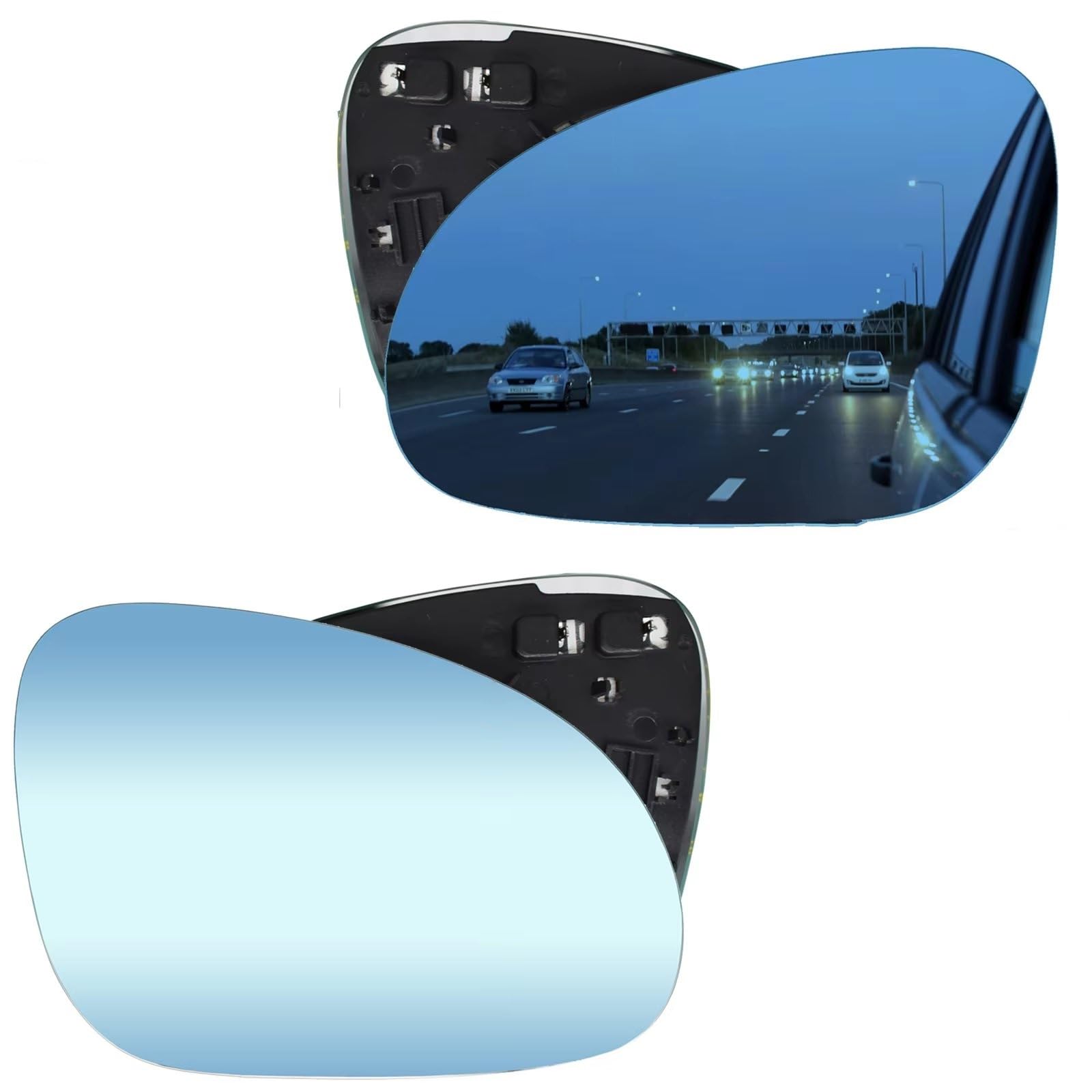 Lastra Di Vetro Per Specchietto Laterale Automatico Per Per EOS 2007-2008 Lente A Specchio Laterale In Vetro Riscaldato Blu Per Auto 3C0857521 3C0857522 Vetro Retrovisore