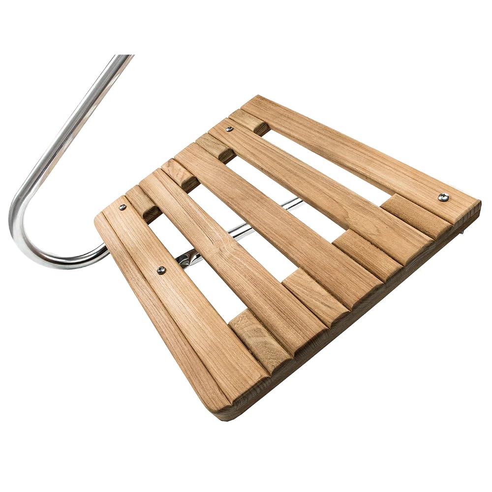 Whitecap Teak Whitecap 60900 Teak Swim Platform for Boats with Outboard Motors