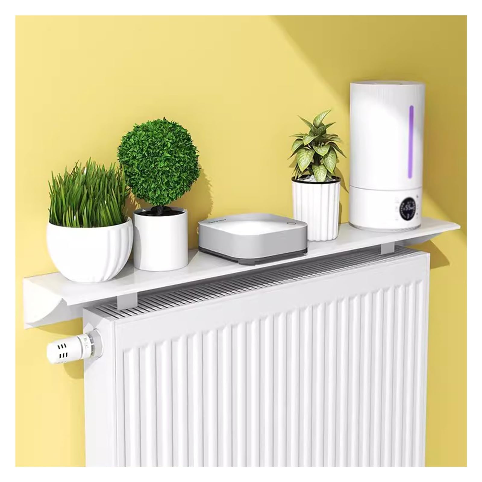 Étagère supérieure de radiateur 110cm murale amovible et épissable en alu