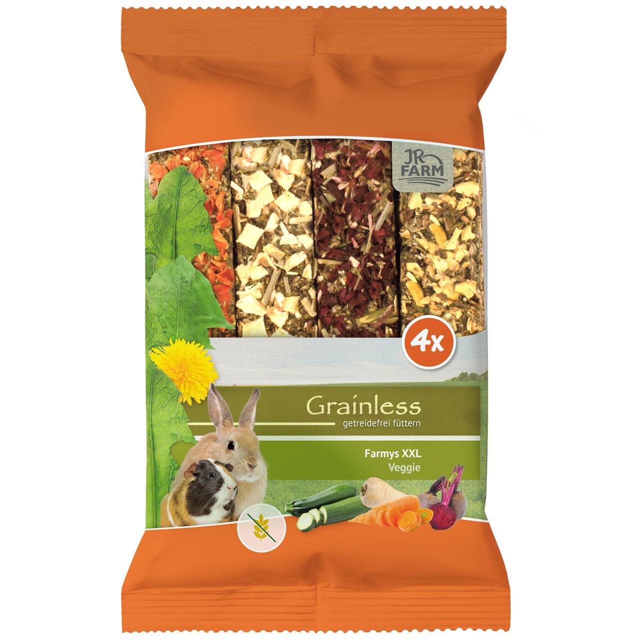 JR FARM Grainless Farmys XXL Veggie 4-pak 480 g