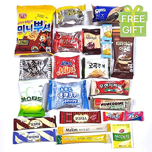 Excellent Korean Snack Box popular snacks variety pack - Individual Wrapped Essentials Sample Packs of Snacks, Chips, Cookies, Pies for Children, College Students, Adult and Senior, 22Types/23 count for gift Excellent Korean Snack Box popular snacks variety pack - Individual Wrapped Essentials Sample Packs of Snacks, Chips, Cookies, Pies for Children, College Students, Adult and Senior, 22Types/23 count for gift