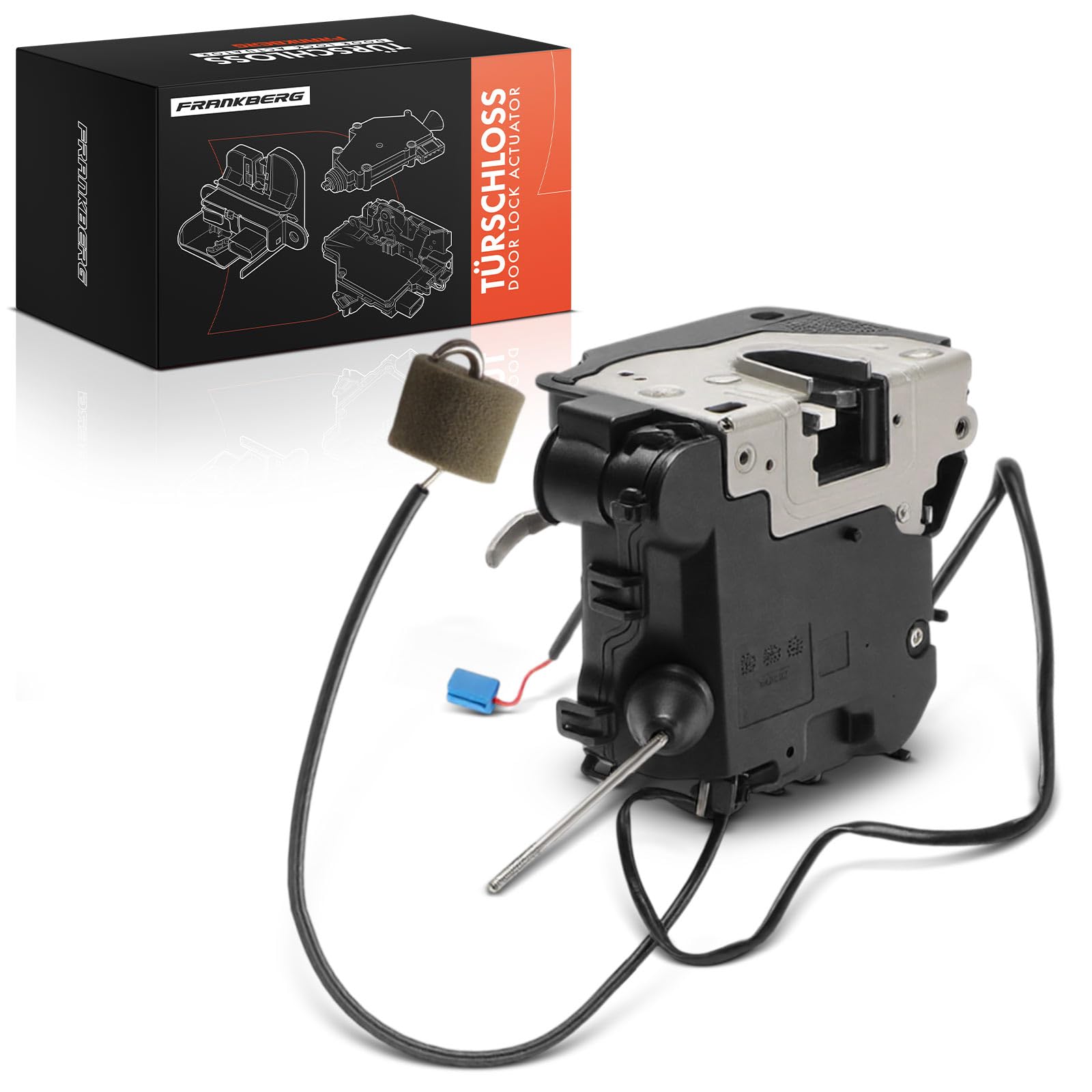 Frankberg Cerradura de puerta Cerradura de coche Delantero derecho Compatible con Clase C W203 Clase C T-Model S203 Replace# A2037200435,2037200235
