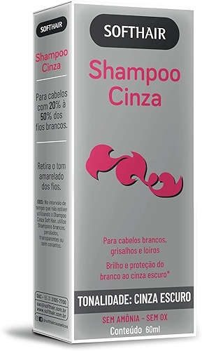 Soft Hair Shampoo Cinza Escuro