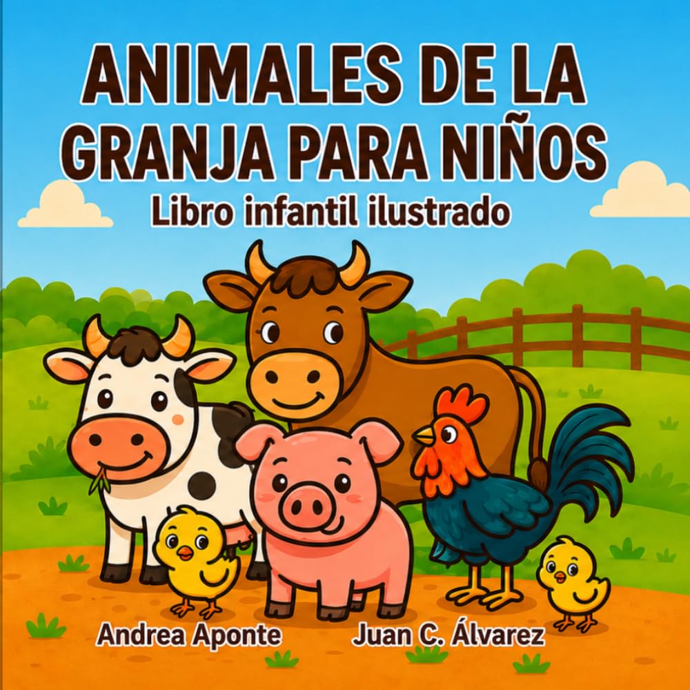 Animales de la granja para niños: Libro infantil ilustrado (Animales para niños – Libros ilustrados para pequeños exploradores)