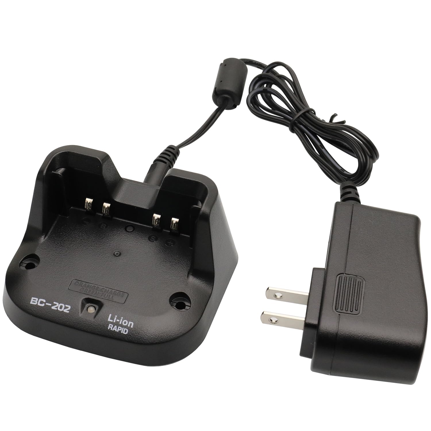 BC-202 Rapid Charger DC 12V/24V Car Charger Compatible for ICOM ID-31A ID-31E ID-51A ID-51E ID-52A ID-52E Radio BP-271 BP-272 BP-307 Battery Charger