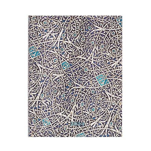Paperblanks Granada Turquoise 12 Month Calendar 2024 Vertical Ultra (180 × 230 mm), blue, Vertikal - Ultra (230 x 180) 160p