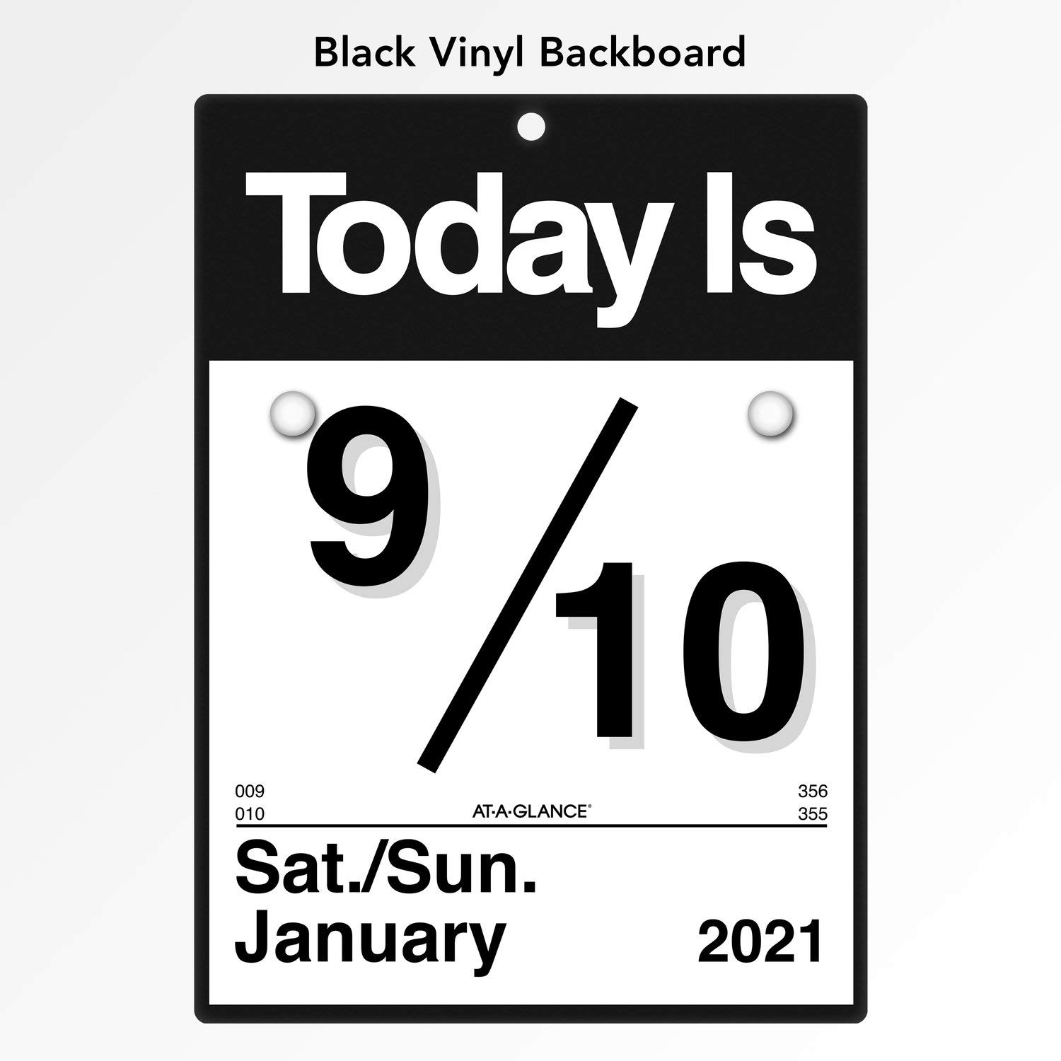 Tageskalender 2021 von AT-A-GLANCE, 15,2 x 15,2 cm, Mini, Today Is" Design (K10021)
