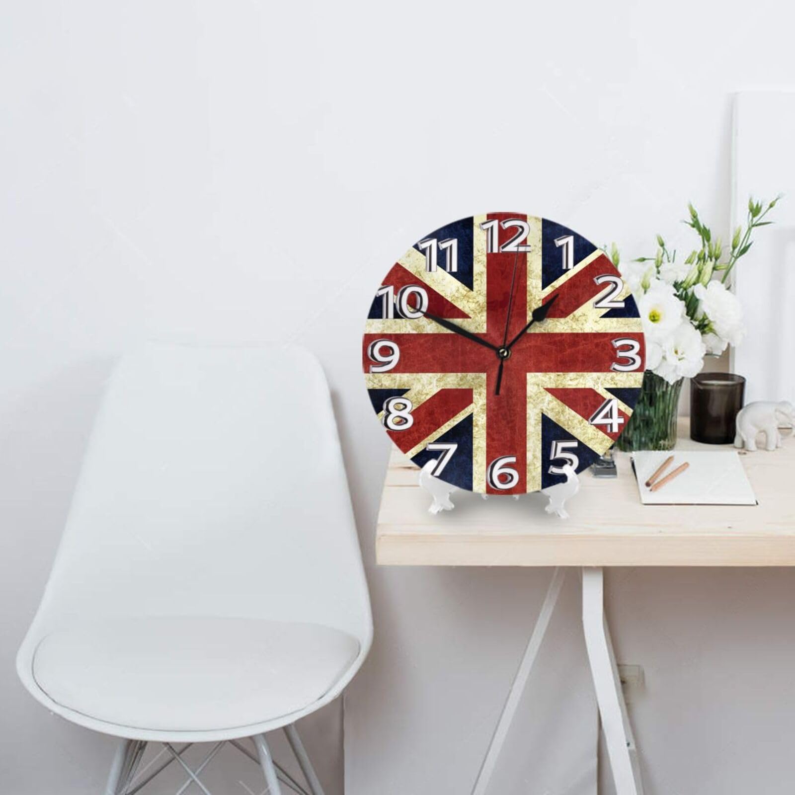 Amazon.co.jp: レトロ ユニオン ジャック イギリス(1) 掛け時計 