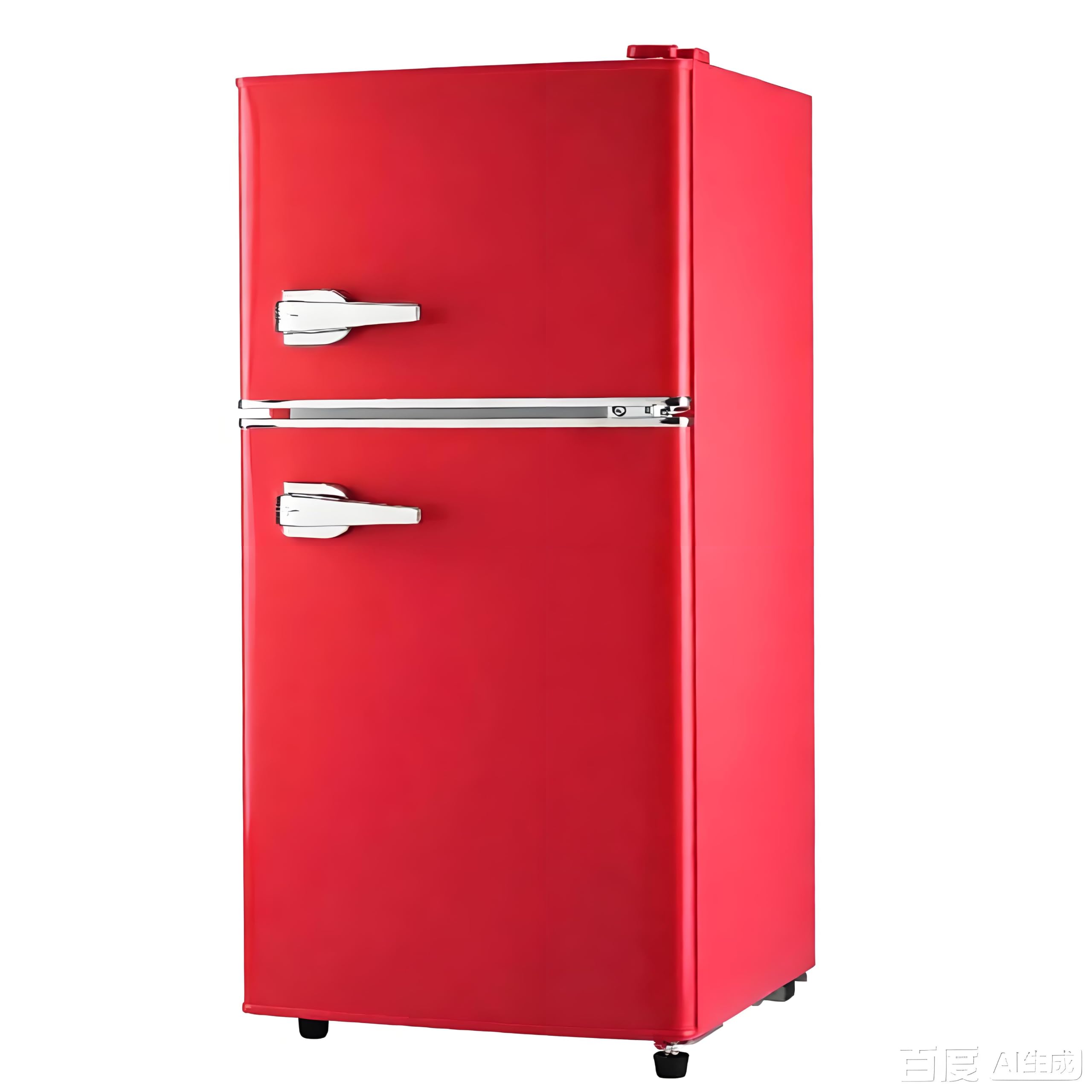 Anukis 3.2 Cu Ft 2-Door Mini Fridge with Freezer