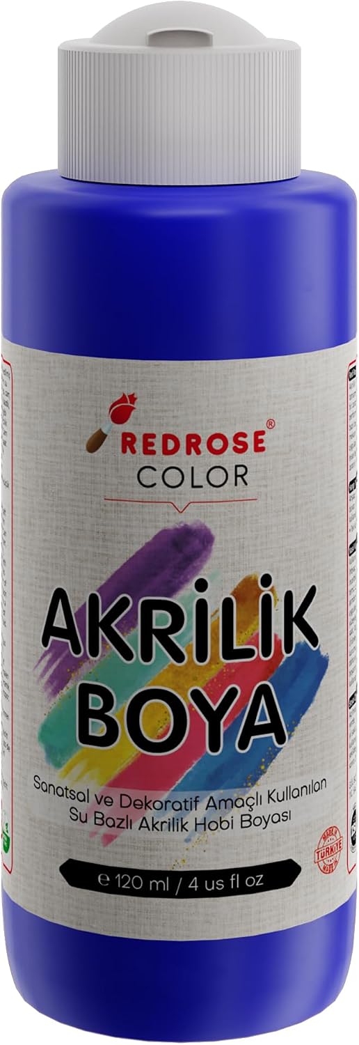 Red Rose Mavi Akrilik Boya 120 ml
