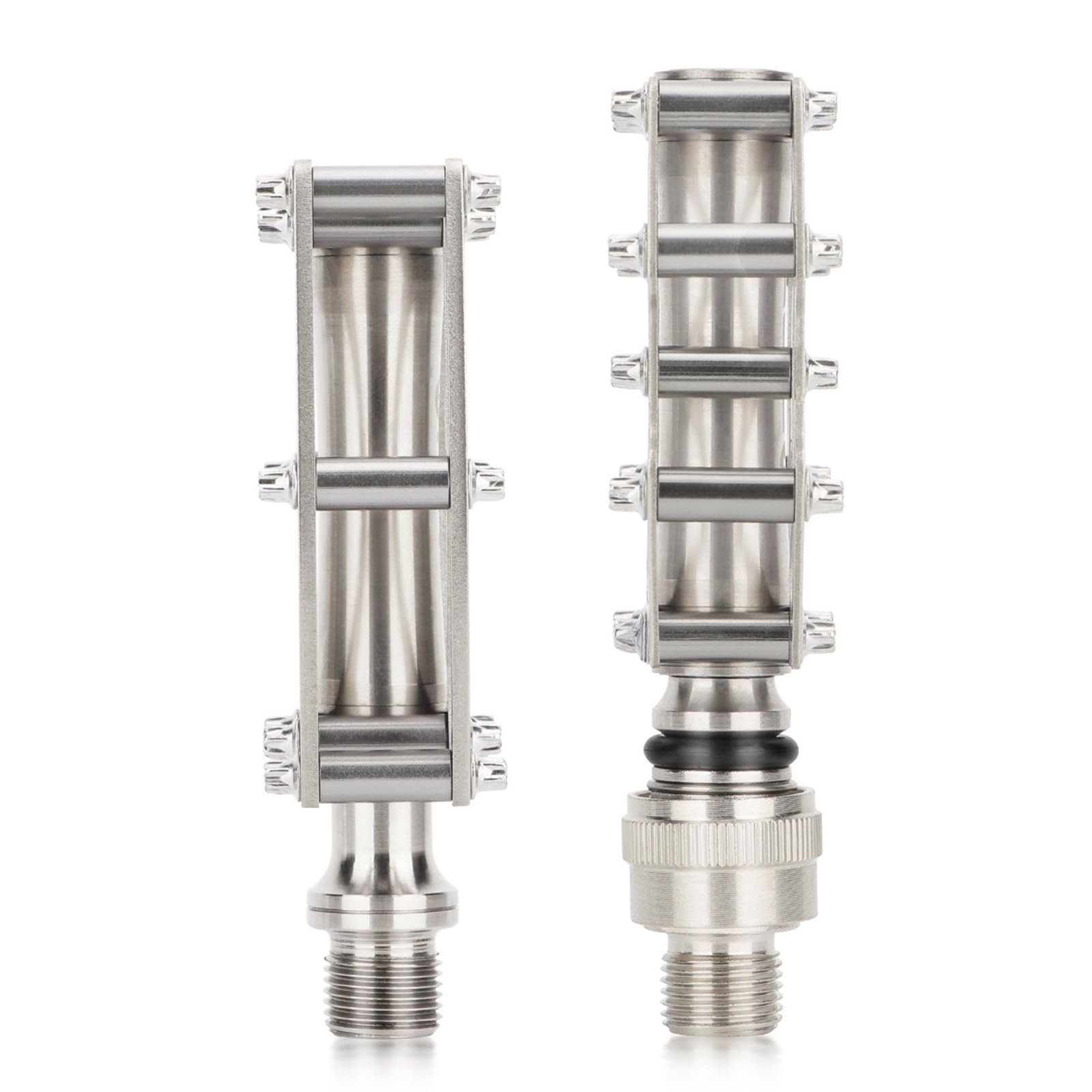 Fahrrad Titanlegierung Pedal, Aluminiumlegierung Anti-Rutsch Radfahren Pedale 14mm Universalgewinde Sealed Bearing Mountainbike Pedale für Straße BMX MTB