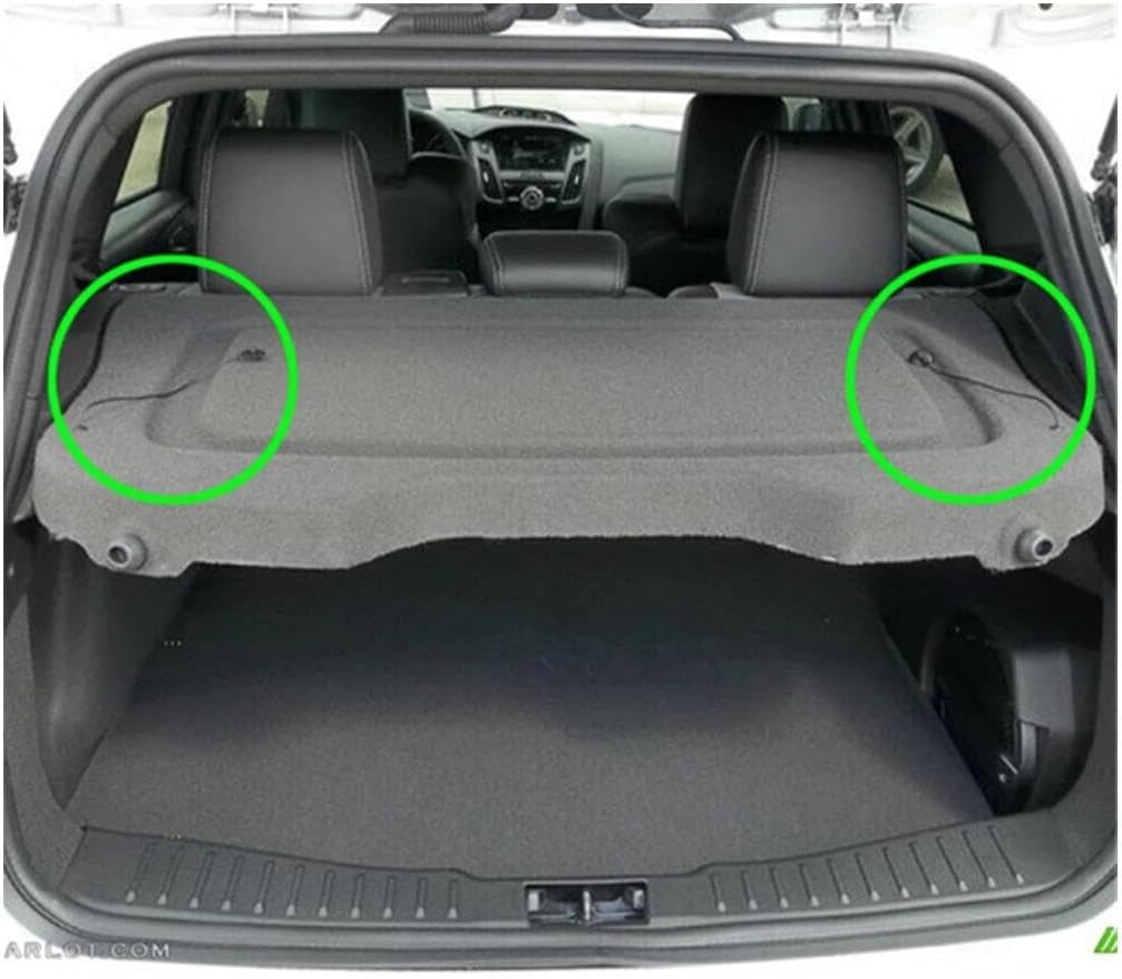 DorkTees Parcel Shelf Fixing Cord for Focus Hatchback MK3 2011 2012 2013 2014-2018 Car Rear Tailgate Trunk Parcel Shelf String OEM: BM51A46538AA 1930212(1pcs)