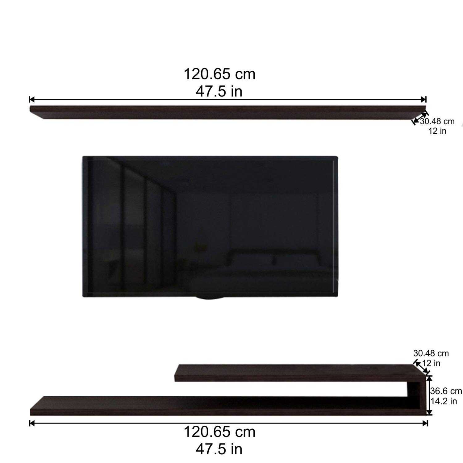 Aart Store Tv Stand Wall Rack for Setup Box, tv Setup Box, Wall Rack