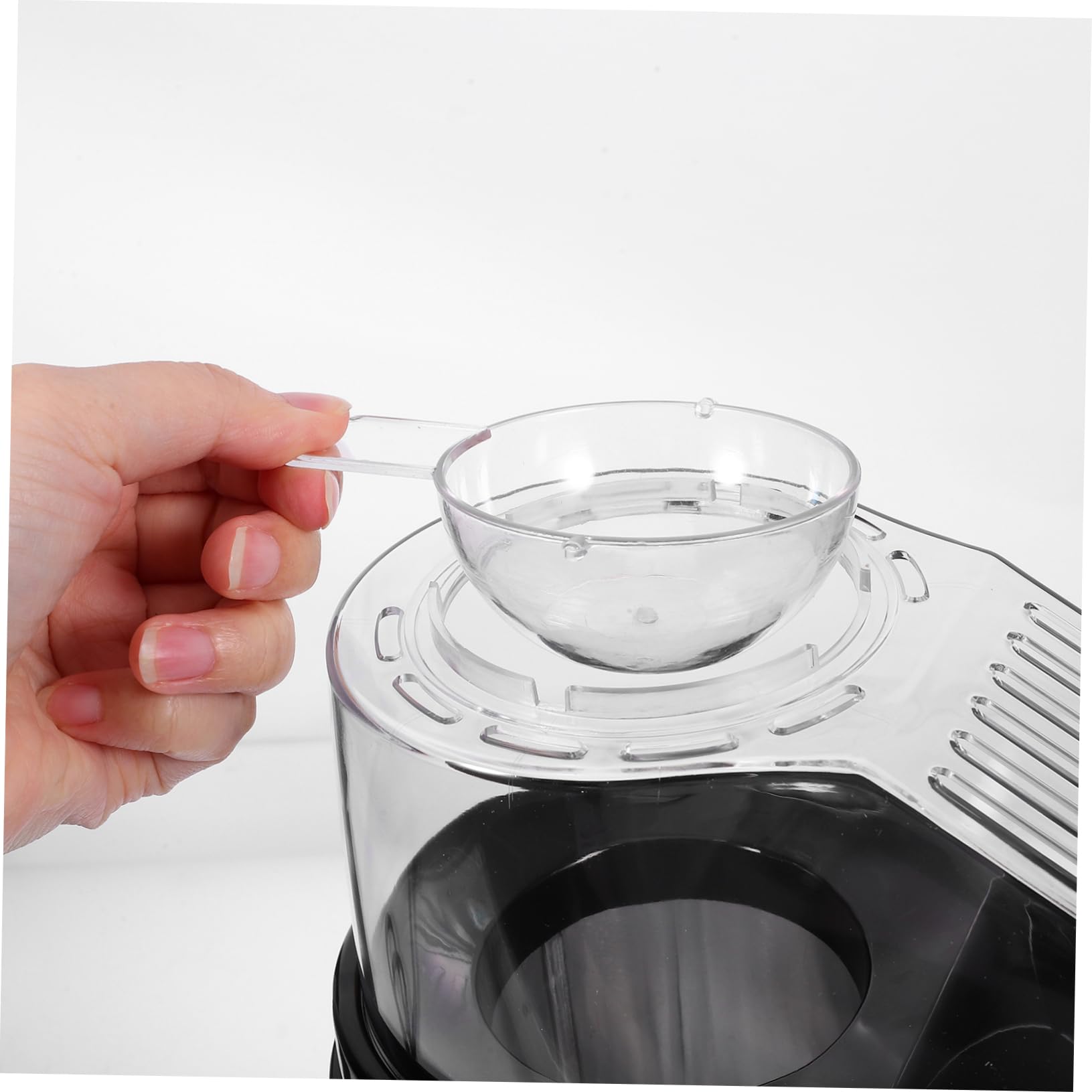 SHOWERORO Mini Palomitero Eléctrico Con Taza Medidora Para Fiestas Máquina Automática De De Maíz De Alta Eficiencia Sin Aceite