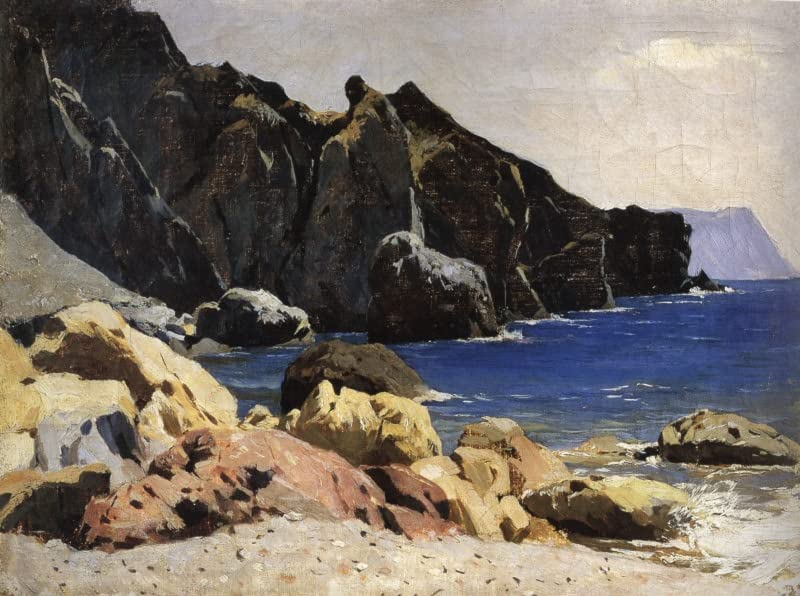 Posters et art de paysage de maître tableau d'Isaac Levitan 60x90cm