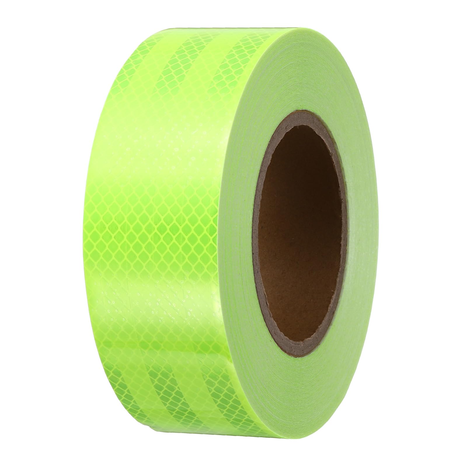 PATIKIL Reflective Tape, (2 Inch x 82 Feet,Fluorescent Green), Warning Safety Tape High Viscosity Safety Reflective Tape Outdoor Waterproof, Suit for Bike/Trailers/Cars Ships