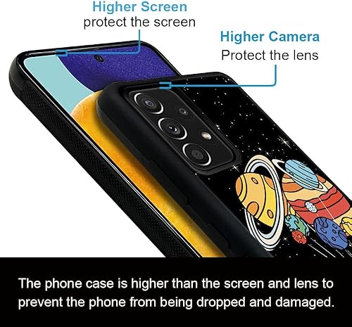 Miniatura 3 de Funda compatible con Samsung Galaxy A53 5G, sistema solar de globo alienígena, diseño de patrón increíble, a prueba de golpes, antiarañazos, carcasa