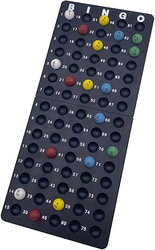Miniatura 3 de JUNWRROW Tablero maestro de bingo para bolas pequeñas de bingo
