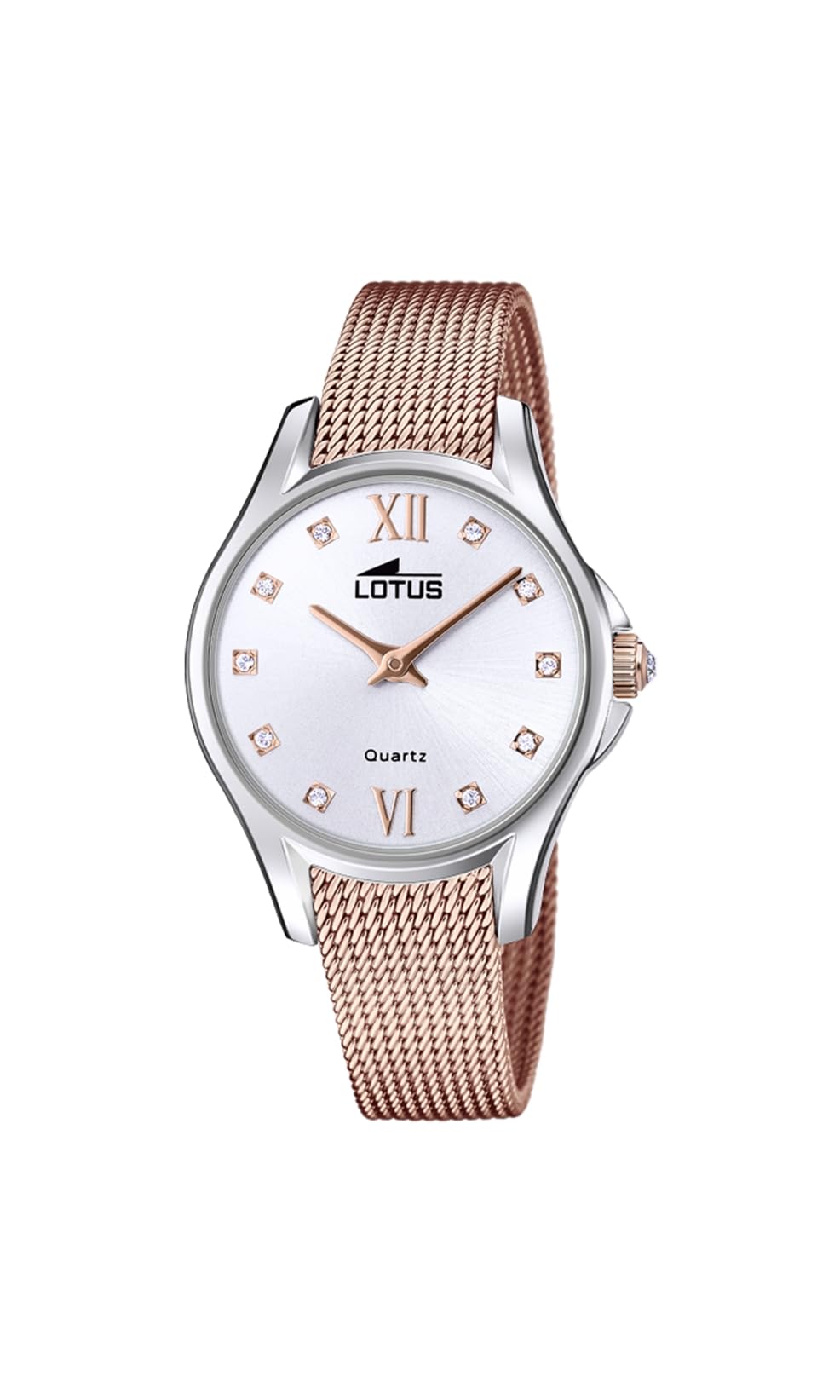 LOTUS Orologio Donna Analogico Acciaio Inossidabile 316L Rosa - Movimento al quarzo - Vetro minerale alta resistenza - Impermeabile 5 ATM - Special Prices 18828/1