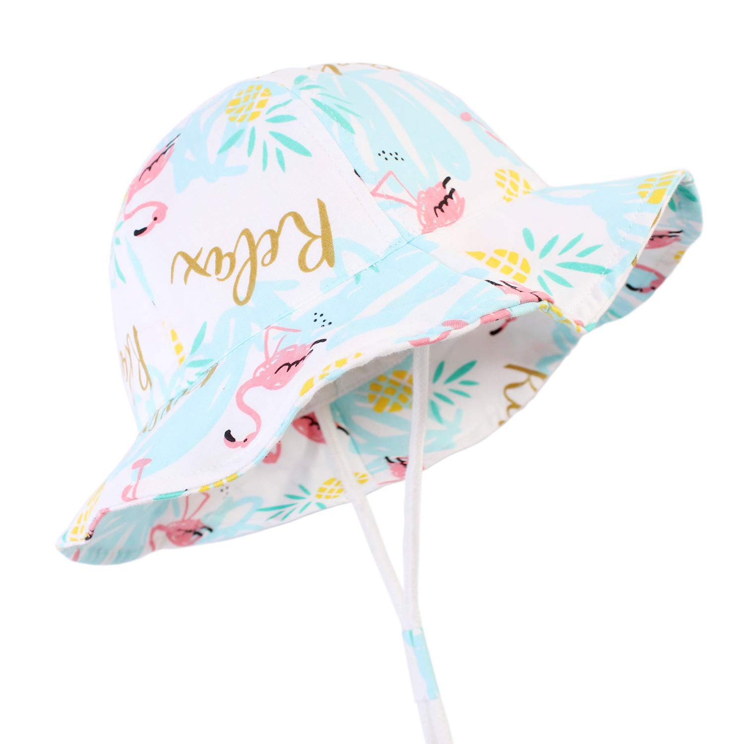 Baby Sun Hat Summer Beach Sun Protection UPF 50+ Baby Girl Hats For Toddler Boy Kid Bucket Hat