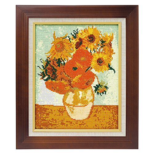 Orimupasu made Embroidery Kit 879 (Cream) Art Gallery Himawari Van Gogh Work 4482g (Japan Import)