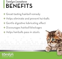 Vista 2 de Tomlyn Laxatone Gel de Remedio para Bolas de Pelo con Sabor a Hierba Gatera para Gatos, 4.25oz