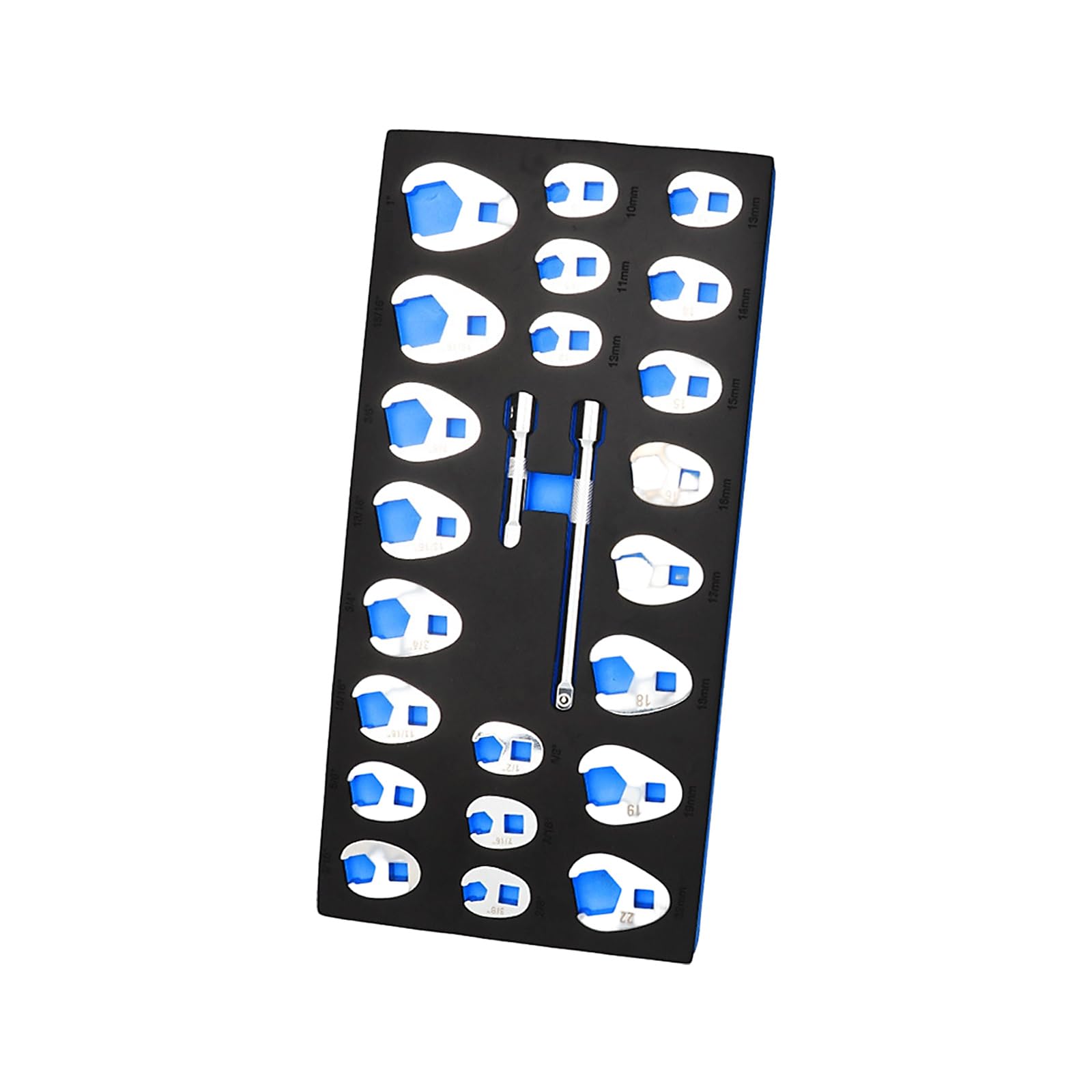 Tfaoys 24 Piece Set Accuracy Crowfoot Flares Nut Wrench Set For Ratcheting Handle And Fuels Line Removal Engine Bay Repairs Pipe Fitting Tool Set