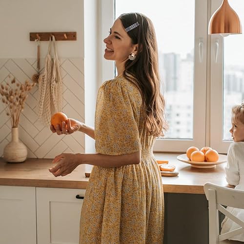 Miniatura 5 de 220 horquillas plateadas de 2.76 pulgadas para mujer, alfileres grandes con caja, horquillas antideslizantes reutilizables, ideales para cabello