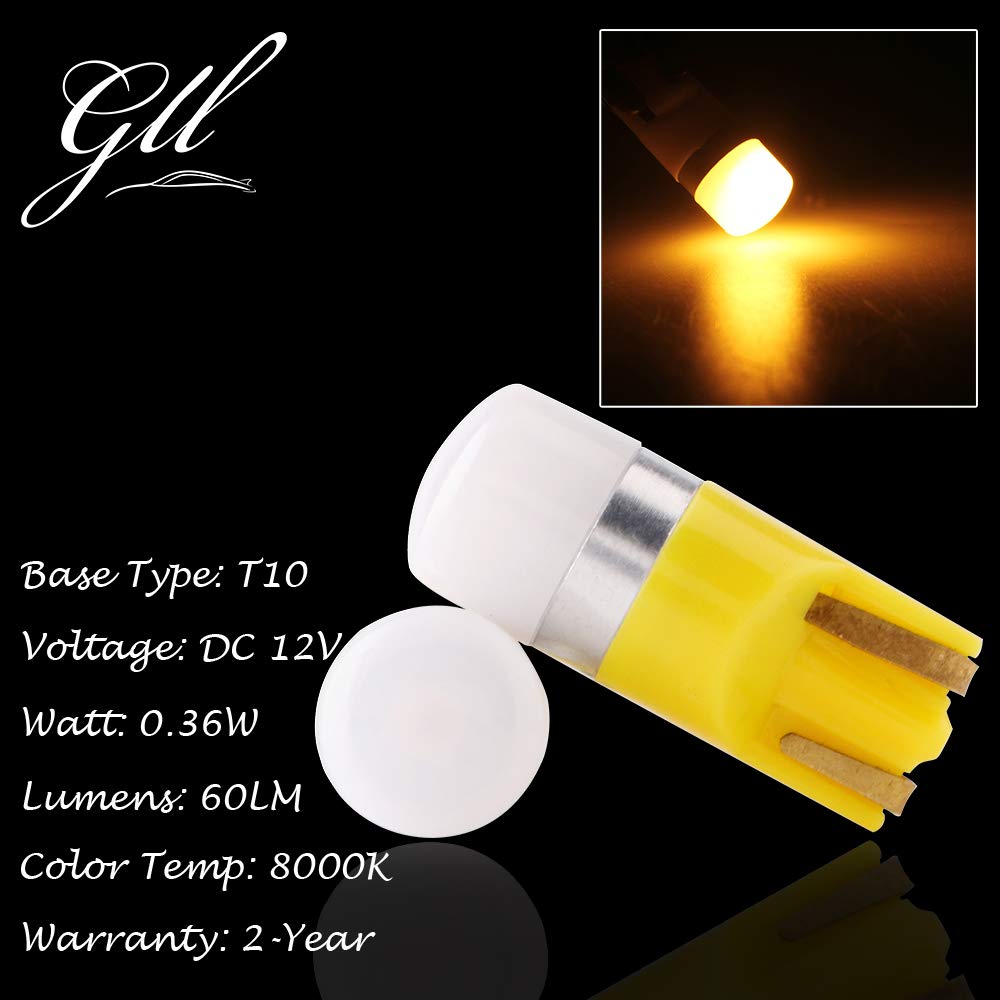 W5W 194 168 2825 LED Wedge T10 Lampadine a LED con 3-2835-SMD Targa Cupola Mappa Porta Cortesia