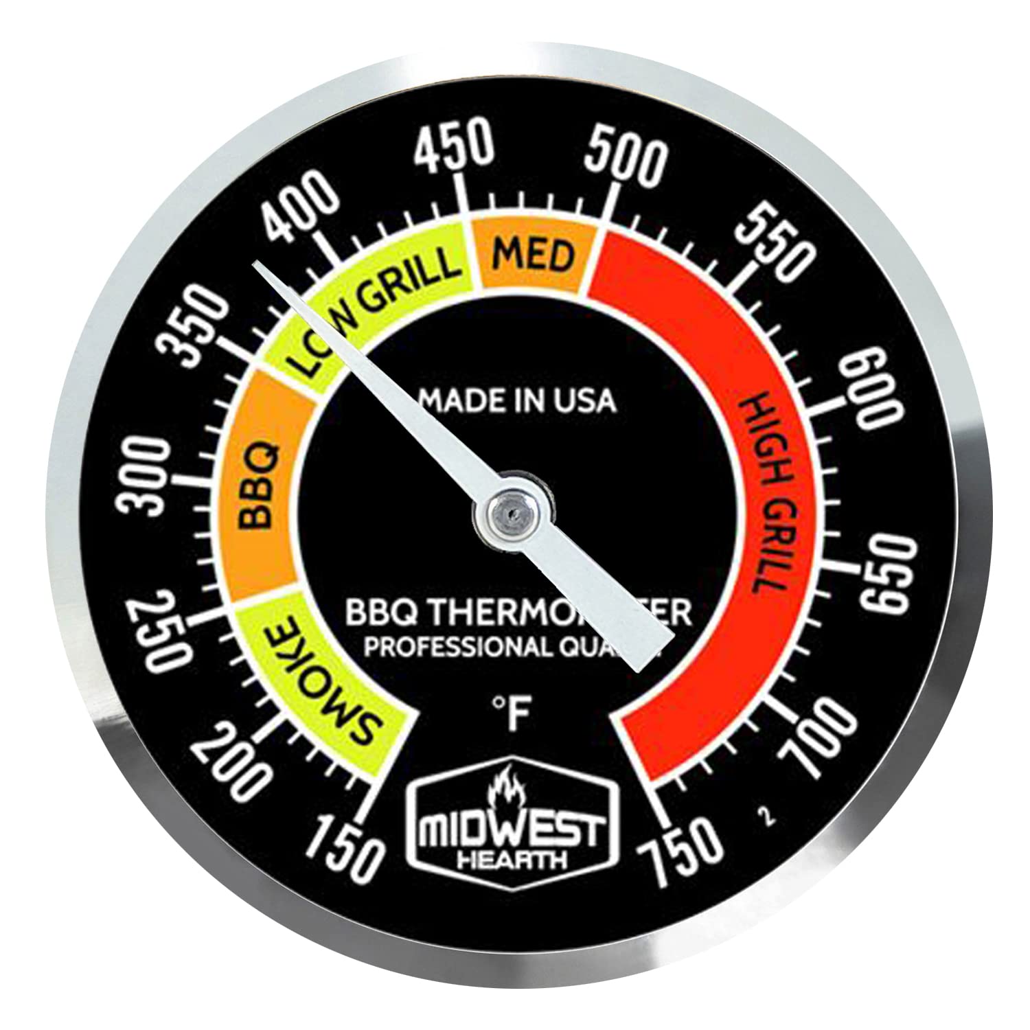 Professional BBQ Grill Thermometer (150℉ - 750℉)
