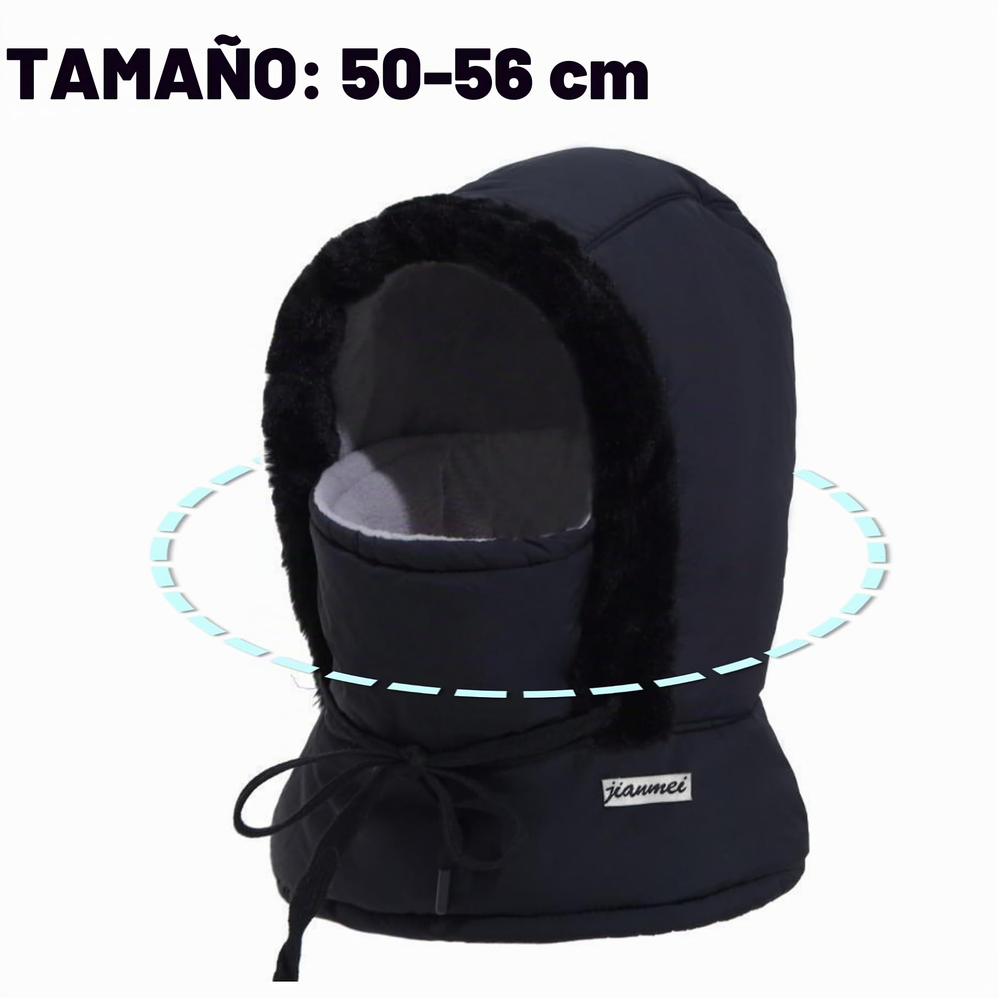 Gorro Invierno Pasamontañas Balaclava para Mujer y Hombre Térmico Cálido para Esquí Snowboard Ciclismo Bicicleta Motocicleta