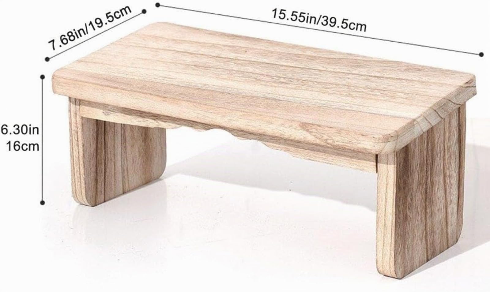 Banco De Meditación, Banco De Madera para Meditación Y Yoga, Taburete Plegable Ergonómico para Arrodillarse, Banco De Oración De Madera con Bisagras De Metal Duraderas