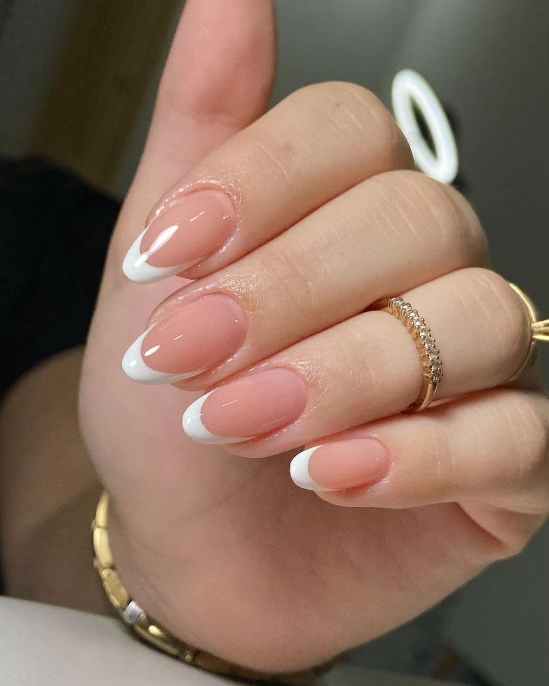 24PCS Everlasting French Nails Artificial Nails Art Set| Lightweight & Long Lasting| Easy To Use| Quick Fix For Festivals & Special Occasions (French)-image-23