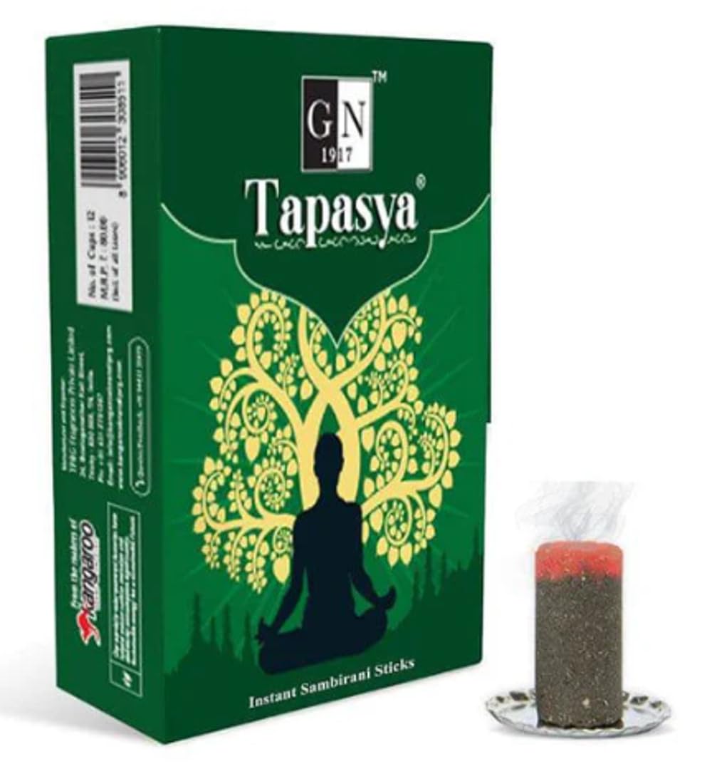 TPRG Fragrances Non Charcoal Tapasya Instant Sambrani Sticks - Pack of 12 Boxes (Dhoop Sticks for Pooja & Meditation | Long Lasting Fragrance - 180 Sticks)-image-12