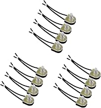 Uonlytech 12Pçs Interruptor Rotativo De Lâmpada De Parede Interruptor De Substituição De Lâmpada Botão De Pressão Doméstico Interruptor Dimmer Dispositivo De Interruptor De Lanternas