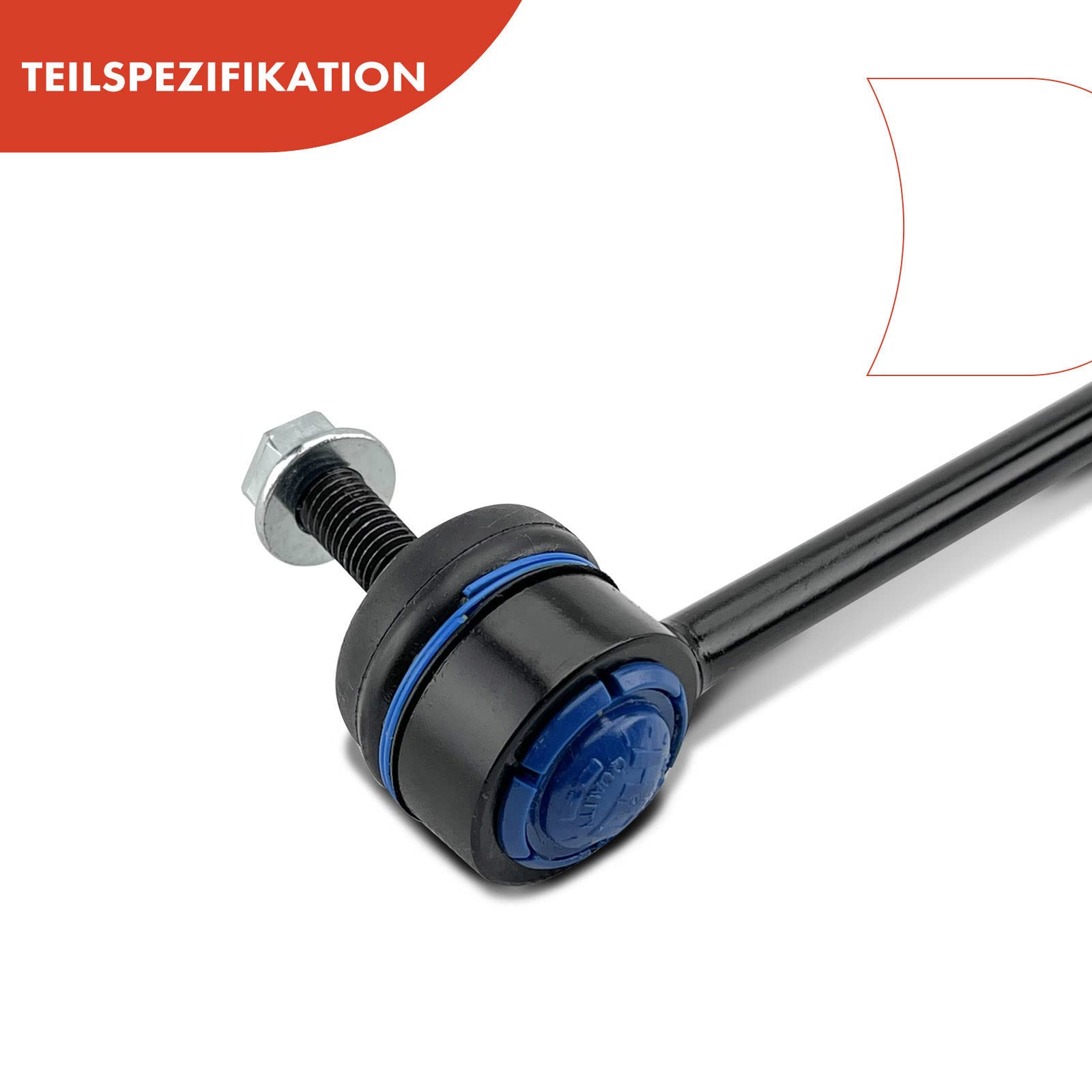 Meyle 2x Original HD Koppelstange Vorderachse Kompatibel mit Yeti 5L 2009-2015 Beetle 2011-2019 Golf V 2003-2009 Jetta III 2004-Heute