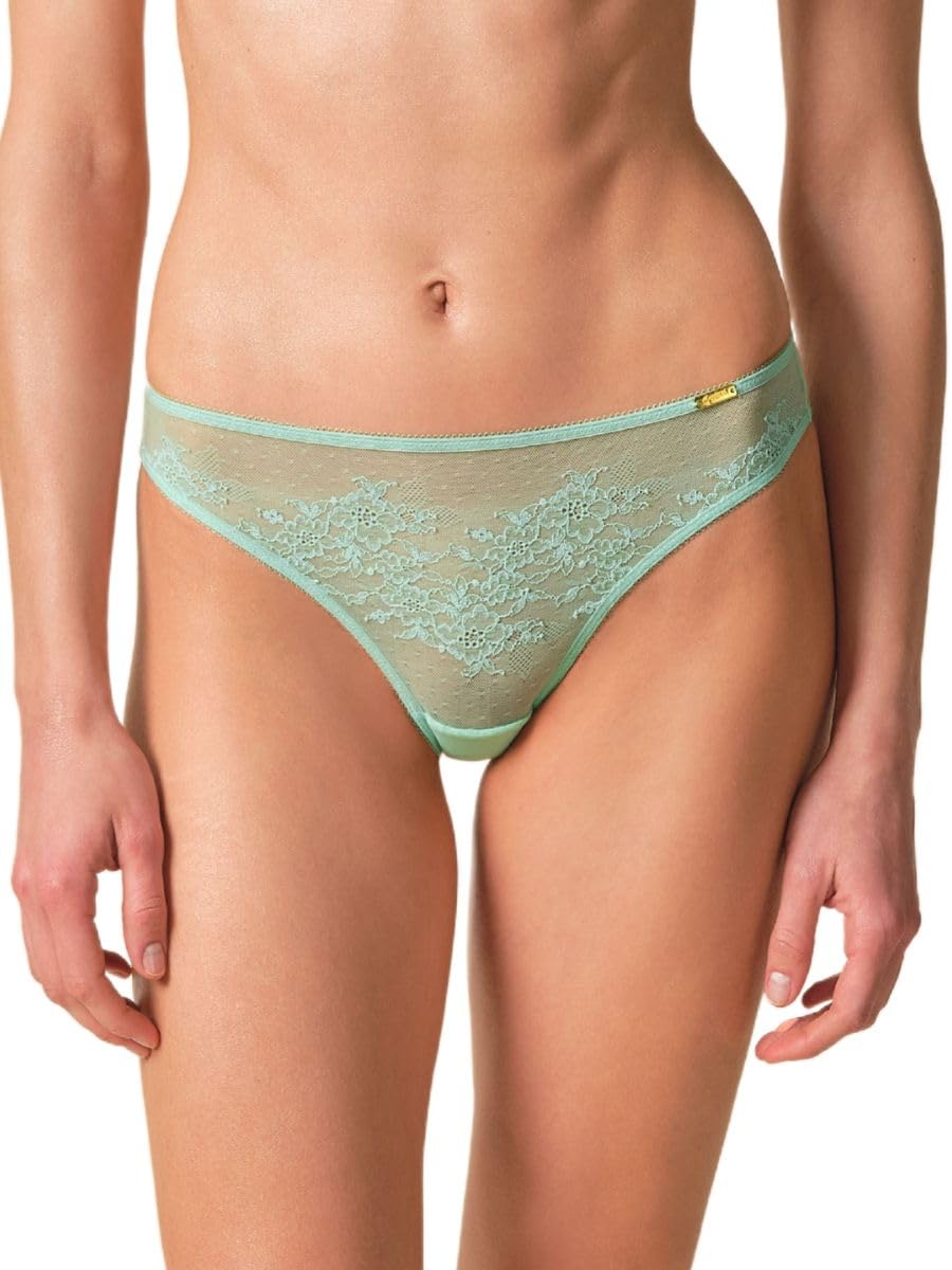Gossard Women's Brook Green Glossies Lace Brief L