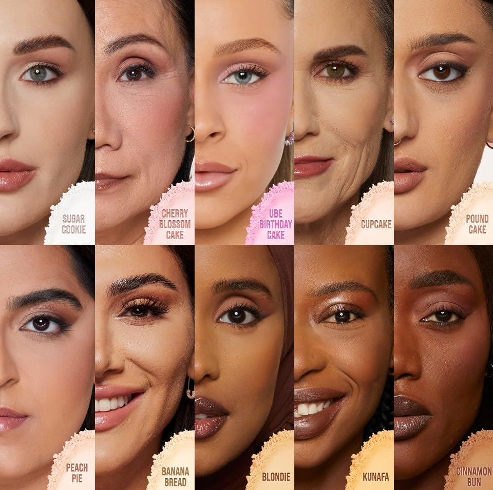 HUDA BEAUTY Original | EASY BAKE | Loose Baking & Setting Powder | Polvos sueltos que fijan el maquillaje | 20 gramos | by BELLA (CHERRY BLOSSON CAKE, 20.00 g (Paquete de 1))