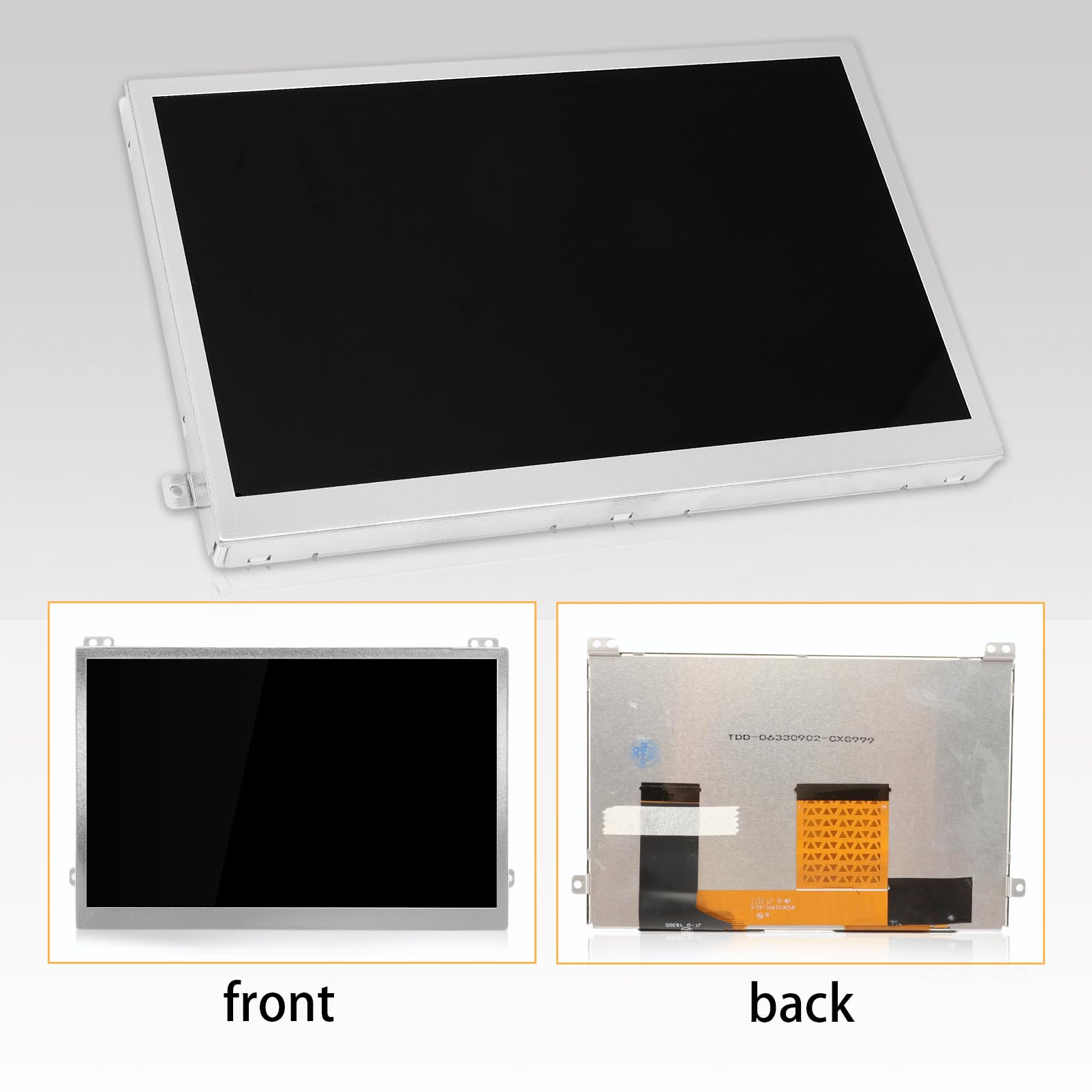 Pantalla táctil de cristal LCD para coche, digitalizador de repuesto para Passat Golf CC Scirocco MIB STD2 TDO-WVGA0633F00045, TDO-WVGA0633F00036, TDO-WVGA0633F00039 5C0035684