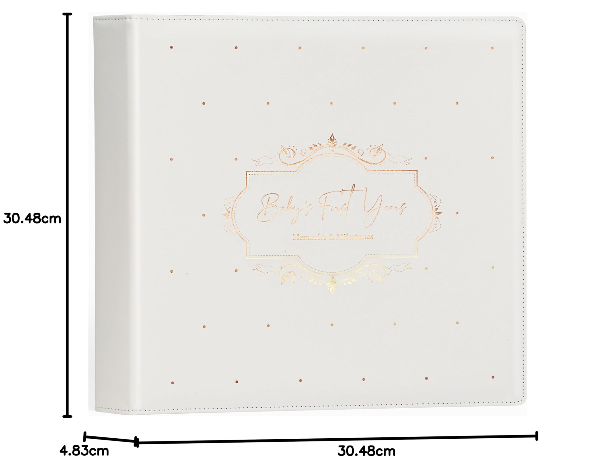 Libro dei ricordi del bambino Ragazza Ragazzo - Libro senza tempo rilegato in pelle per bambini - Libro dei ricordi per bambini prima 5 anni - Genere Neutro Album Baby Scrapbook Album Baby Album