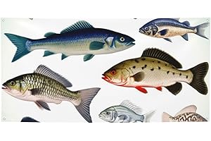 Striking Fishing Tapestry: Elevate Your Space with Aquatic Elegance