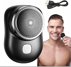 Mini Barbeador Portátil Elétrico Recarregável Prova D´água