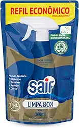 Limpa Box Sachê Saif 300Ml, Saif, Limpador Box De Banheiro Sachê, Azul, Limpa, Perfuma e Desengordura, Embalagem Econômica Biodegradável, Facilitando Sua Vida, Maximizando Toda Limpeza