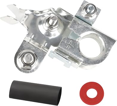 Positive Battery Terminal Clamp w Nuts Fit for F150 Edge Mustang etc Replaces# BT4Z-14450-AA