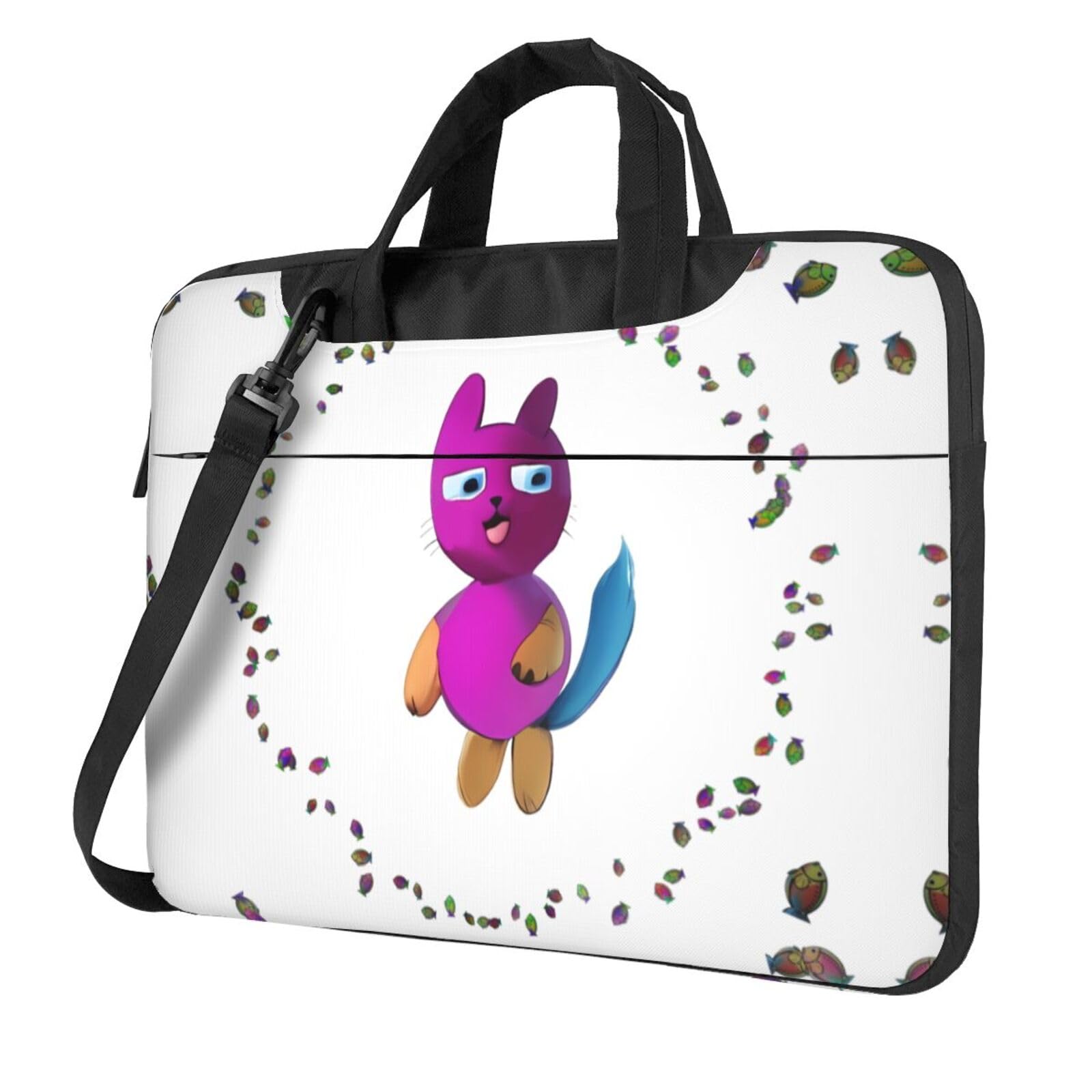 Sacoche ordinateur chaton 3D pour transport quotidien bureau et université - 8