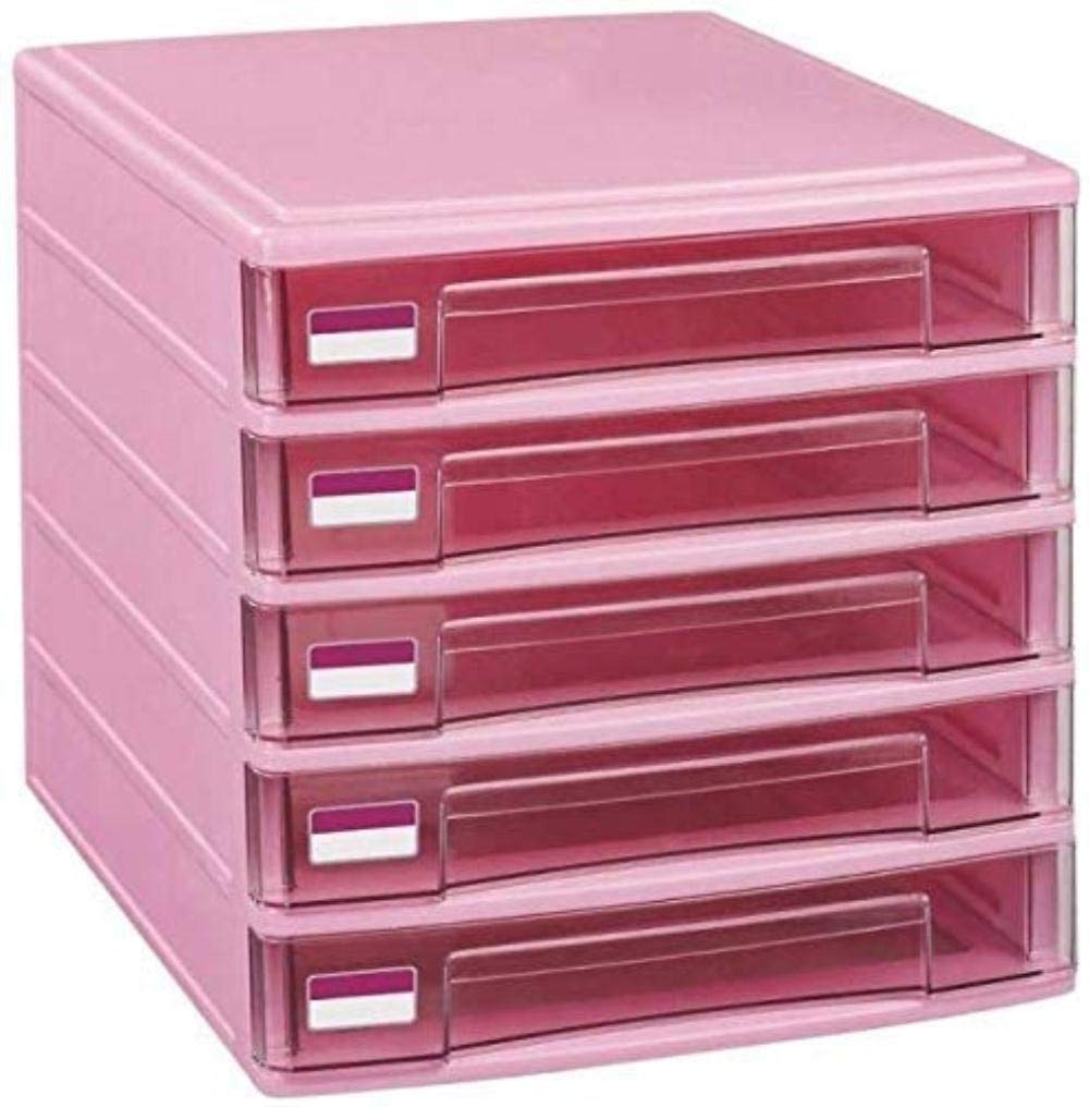 5 cassetti in plastica desktop File Cabinet Storage nizer per Home Office Family Office Furniture nizer e Archive Manager