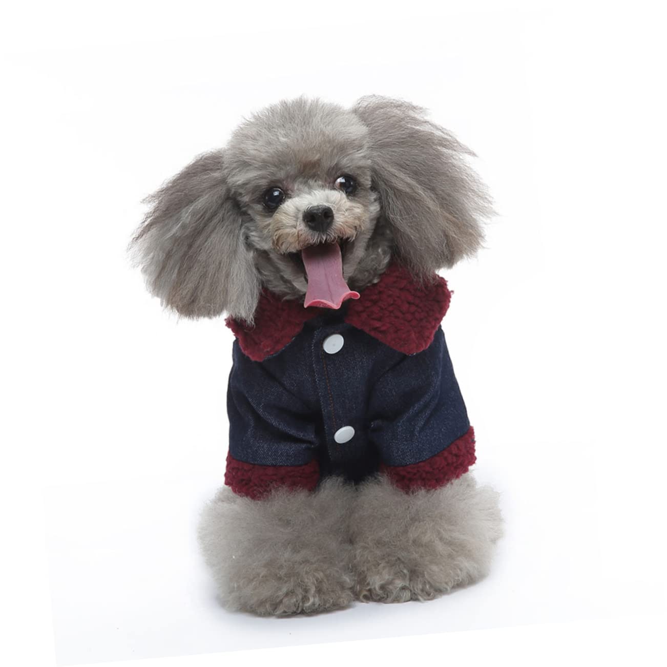 SUPVOX 3 Pezzi Giacca Per Cuccioli Per Cani Cappotto Caldo in Tessuto Traspirante Elegante Abbigliamento Per Animali Domestici