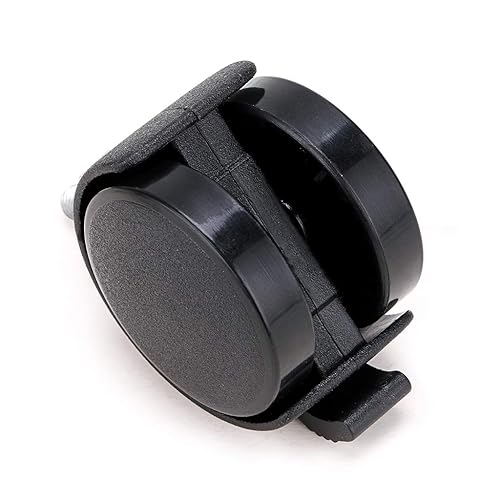 Miniatura 6 de Skelang 4 ruedas giratorias de nailon de 15 pulgadas con frenos diámetro de vástago de 14 pulgadas para silla de oficina silla de juego estante de