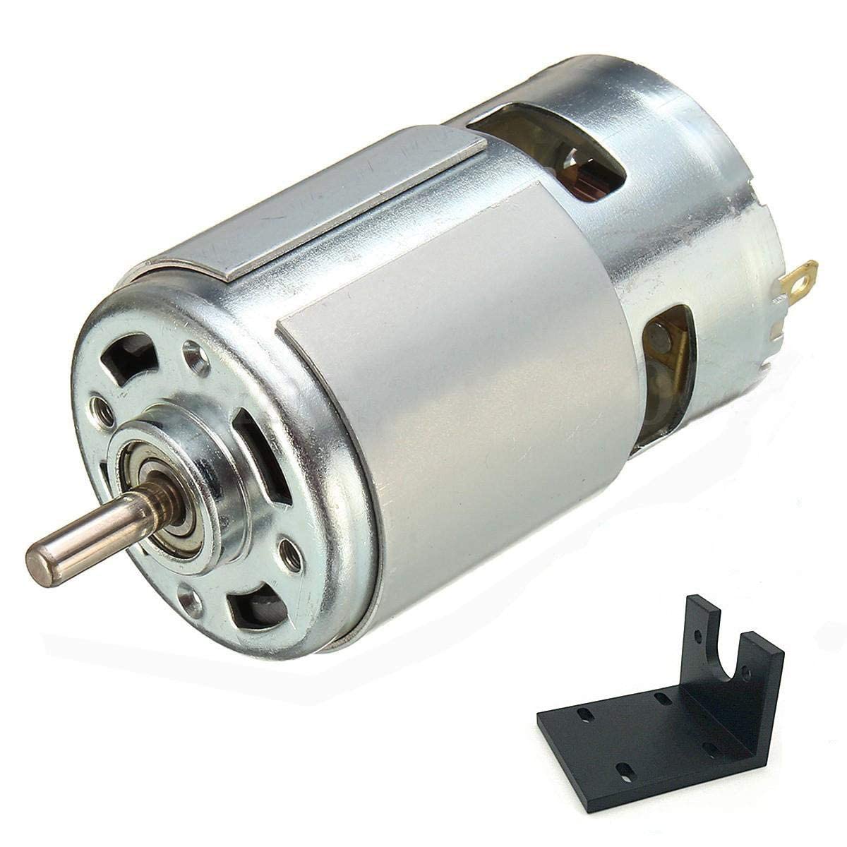 Motore DC 775 12-36V - 3500-9000 RPM, Cuscinetti A Sfera, Alta Coppia - Foto 7
